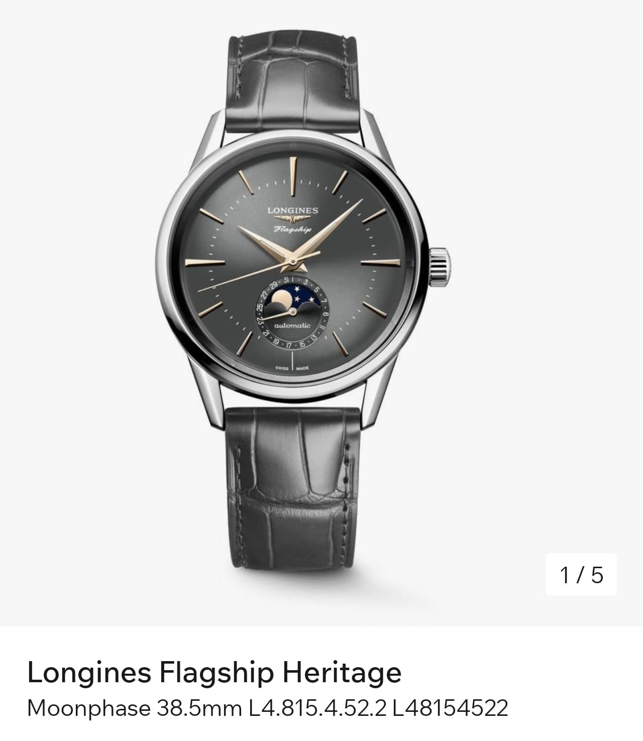 Montre Longines Flagship Heritage L4.815.4.52.2 — 1